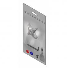 T&S Brass 002521-45K-VR - Vandal-Resistant 4-Arm Handle Kit (Handl