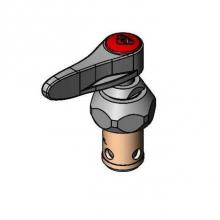 T&S Brass 002714-40NS - Eterna Cartridge, RTC w/ Lever Handle, Red Index & Screw (New Style Bonnet)