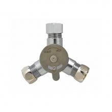 T&S Brass 013130-45 - Mechanical Mixing Valve for Old-Style Electronic Faucets, 3/8'' Compression Fittings