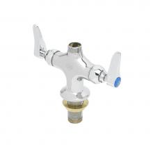 T&S Brass 014207-40 - Easy Install Base Faucet: Single Hole, D