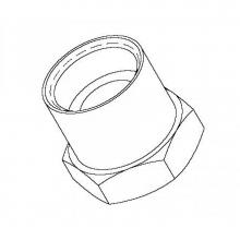 T&S Brass 016154-25 - Adapter:7/8-20 Female Thread x 3/8'' NPT