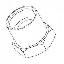 T&S Brass 016157-25 - ADAPTER:7/8-20 Female Thread x 1/2'' NPT Female Thread