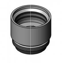 T&S Brass 019393-25 - Aerator Adapter w/ G1/2'' Female X 55/64-27 UN Male (Chrome Plated)