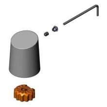 T&S Brass 020817-40 - LakeCrest Blank Push Button Cap Assembly