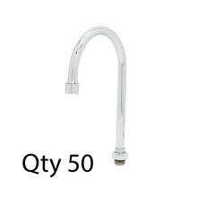 T&S Brass 133XM50 - Swivel Gooseneck, 5-11/16'' Spread, 10-3/