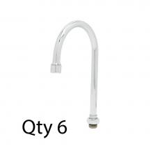 T&S Brass 133XM - Swivel Gooseneck, 5-11/16'' Spread, 10-3/