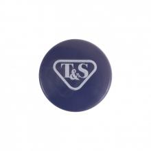 T&S Brass 209L-B-NS - Press-In Index, Dark Blue, T&S Logo
