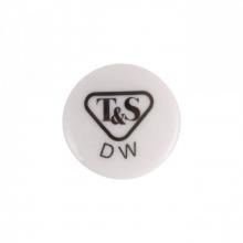 T&S Brass 209L-DW-NS - Press-In Index, T&S Distilled Water, White