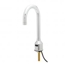 T&S Brass 5EF-1D-DG-V5THG - Equip Sensor Faucet, BDE, Single Hole Deck Mt, Gooseneck, VR 0.5 GPM, TMV, LFHG