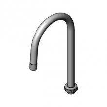 T&S Brass 5SP-05-F15 - Swivel Gooseneck, 5 9/16'' Spread, 11 1/16'' Height, 3/4-27UN 1.5 GPM Aerator