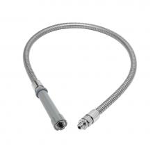 T&S Brass B-0044-HF - Hose, 44'' Flexible Stainless Steel with Fisher Adapter