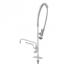 T&S Brass B-0113-U12-CR-B - ULTRARINSE PRU w/ Single Hole Faucet, Quarter-Turn Cerama w/ Check Valves, Lever Handles, Add-On F
