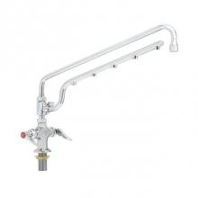 T&S Brass B-0200-U18 - ULTRARINSE Single Hole Deck Mount Mixing Faucet, 18'' Swing Nozzle, 16'' 1.5 G