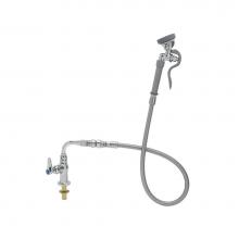 T&S Brass B-0205-44H-VB - Single Hole Single Temperature Deck Mount Faucet, Quarter-Turn Eterna Cartridge w/ Spring Check, L