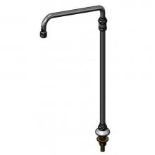 T&S Brass B-0542 - Elevated Swing Nozzle, 12'' Nozzle, 26-1/16'' Height