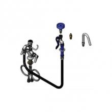 T&S Brass B-0607-CR-QDSV - Pot & Kettle Filler, Single Hole Deck Mount, Cerama Cartridges, Lever Handles, Vacuum Breaker,