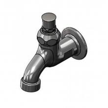 T&S Brass B-0700-124A - Single Sink Faucet, 1/2'' NPT Female Inlet, Loose Key Stop, Plain-End Outlet