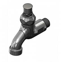 T&S Brass B-0703-124A - Sill Faucet: 1/2'' NPT Male Inlet, Loose Key Stop, Plain-End Outlet