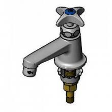 T&S Brass B-0710-LT-CR - Sill Faucet, Cerama Cartridge, 4-Arm Handle, Stream Regulator Outlet, 1/2'' NPSM Male In