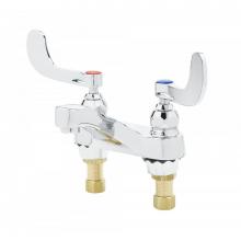T&S Brass B-0890-F05 - Lavatory Faucet, Deck Mount, 0.5 GPM Spray Device, 4'' Wrist Action Handles