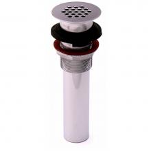 T&S Brass B-0899 - Grid Drain, Cast Brass w/ Polished Chrome, Overflow Opening