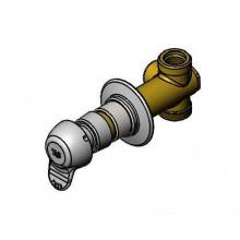 T&S Brass B-1029-PA - Concealed Straight Valve, Slow Self-Closing, Pivot Action Metering