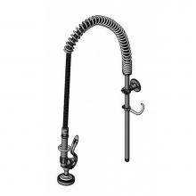 T&S Brass B-2250-18RXWB - Pre-Rinse Assembly, 44'' SS Flex Hose, B-0107 Spray Valve, 18'' Riser & 2