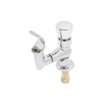 T&S Brass B-2360-03 - Bubbler, Forged Brass Mouth Guard, Push Button Metering Cartridge, Flow Control
