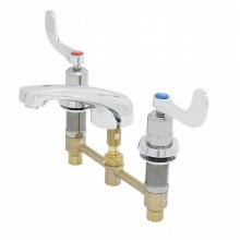 T&S Brass B-2991-WA - Lavatory Faucet, Wrist-Action Metering Cartridges, 8'' Center, Cast Spout