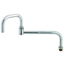 T&S Brass BF-0178-A - Big-Flo Double-Joint Nozzle, 12'' Back & 6-1/2'' Front Section