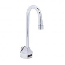 T&S Brass EC-3101-BA - ChekPoint Electronic Sensor Faucet, Wall Mount, Gooseneck, AC/DC Control Module (Buy American Act)