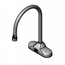 T&S Brass EC-3107-7XF1THG - ChekPoint Sensor Faucet, 4'' Deck Mount, 8'' Rigid Gooseneck, 1.0 GPM VR Aerat