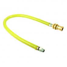 T&S Brass HG-6E-72 - Gas Hose w/ Reverse Quick-Disconnect, 1'' NPT, 72'' Long