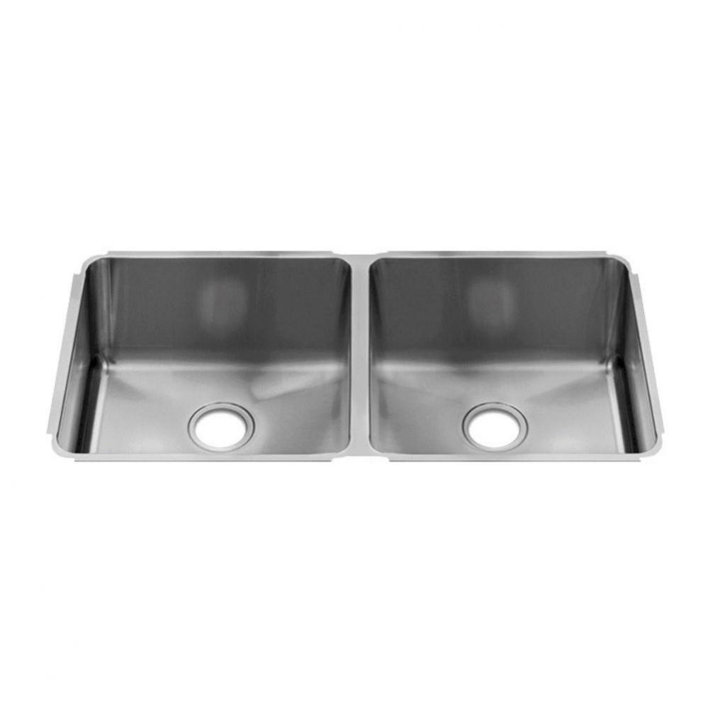 Classic Sink Undermount, Double L18X18X10 R18X18X10