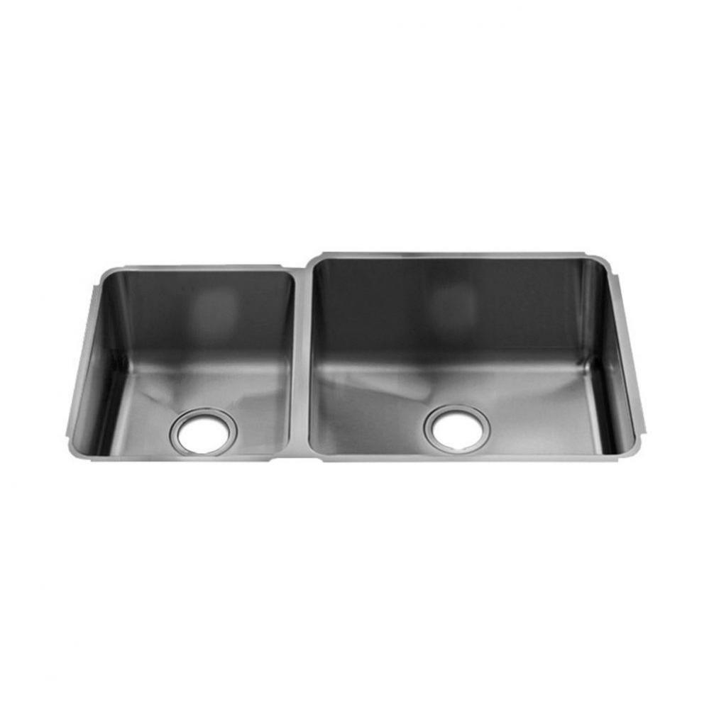 Classic Sink Undermount, Double L12X16X8 R21X18X10
