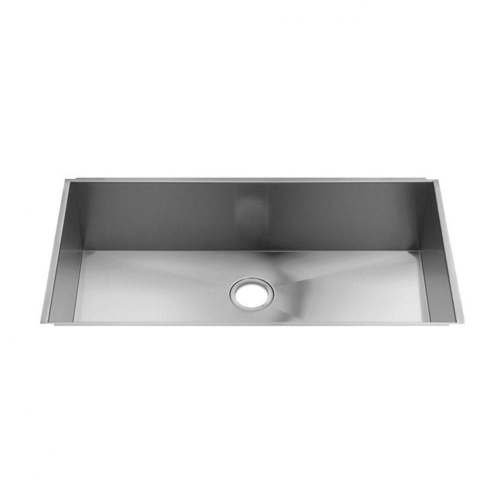 Urbanedge Sink Undermount, Single 36X18X10