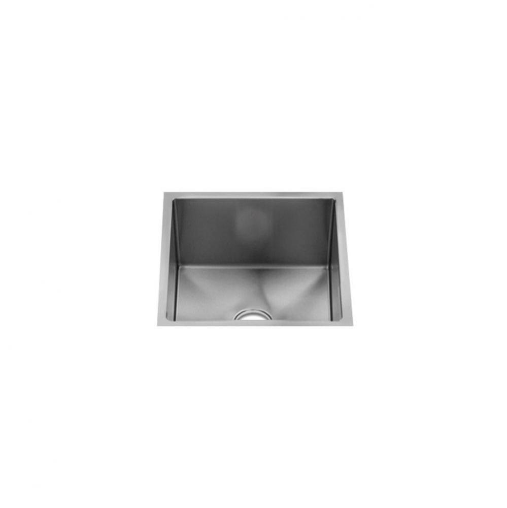 J7 Bar Sink Undermount 2In Drain, Single 12X12X7