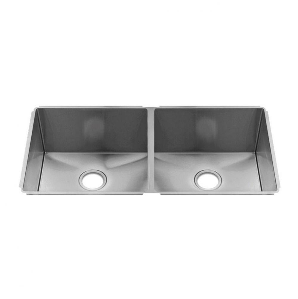 J7 Sink Undermount, Double L18X18X10 R18X18X10