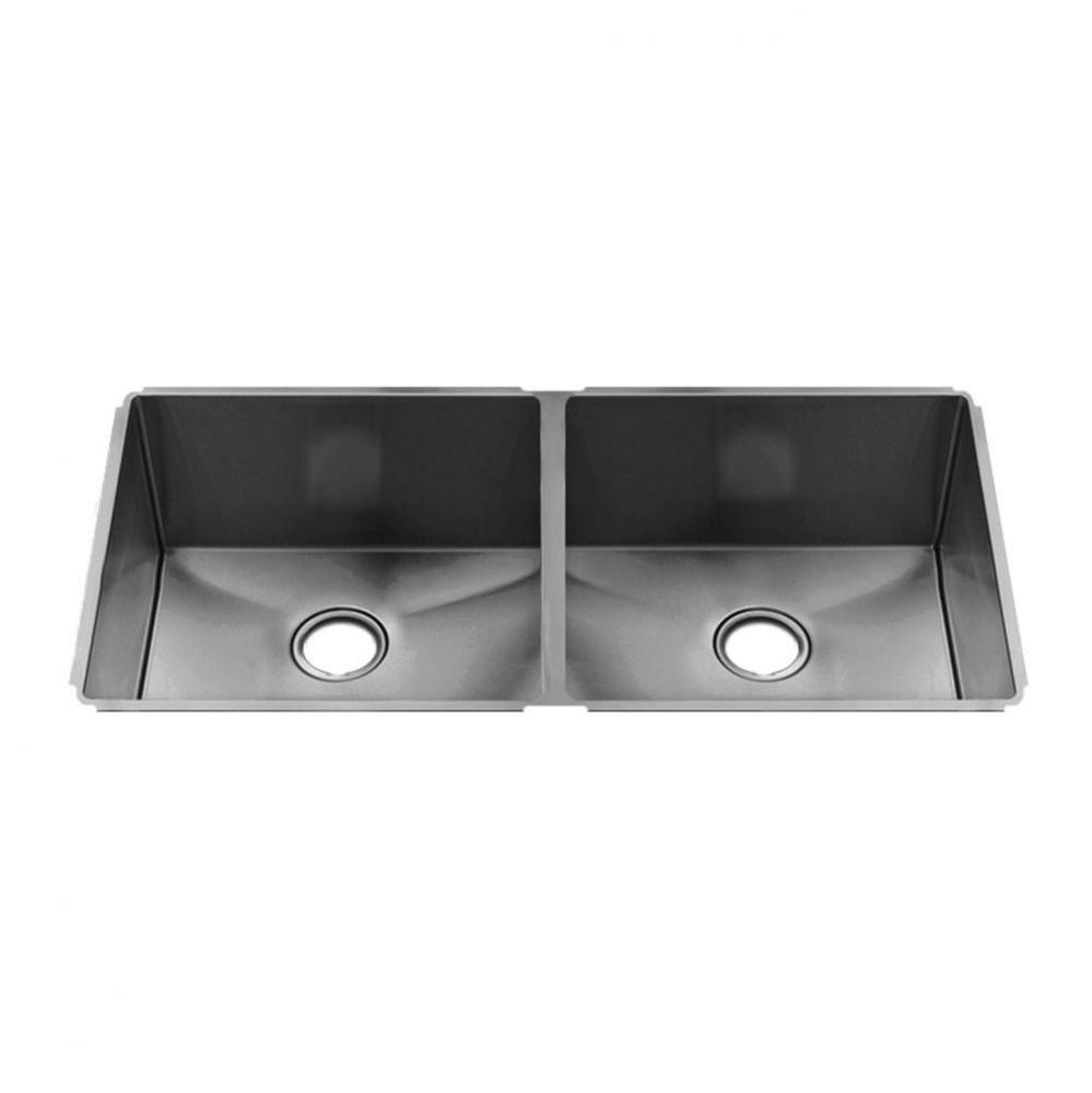 J7 Sink Undermount, Double L18X16X8 R18X16X8