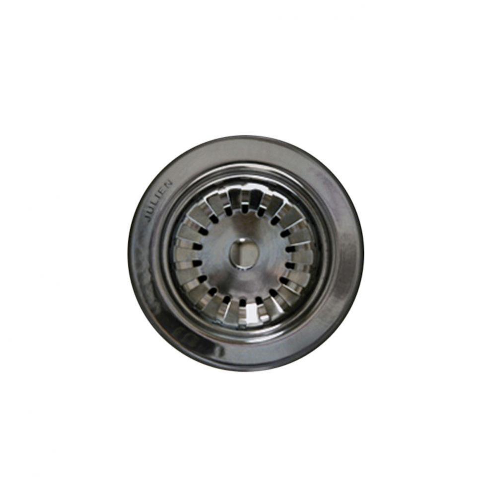 Drain For Ss And Fireclay Sinks, Polished Chrome, Ø3-1/2