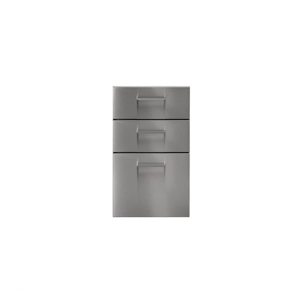PURE Built-in Storage 3 Drawers 18''