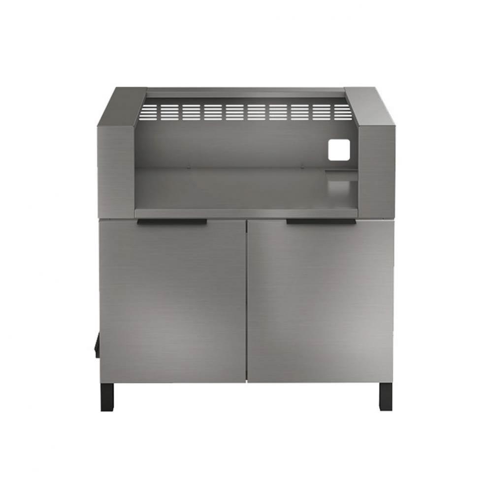Essence Set Grill Base 36'' Set 2Doors with Napoleon Prestige 500 Stand Nature