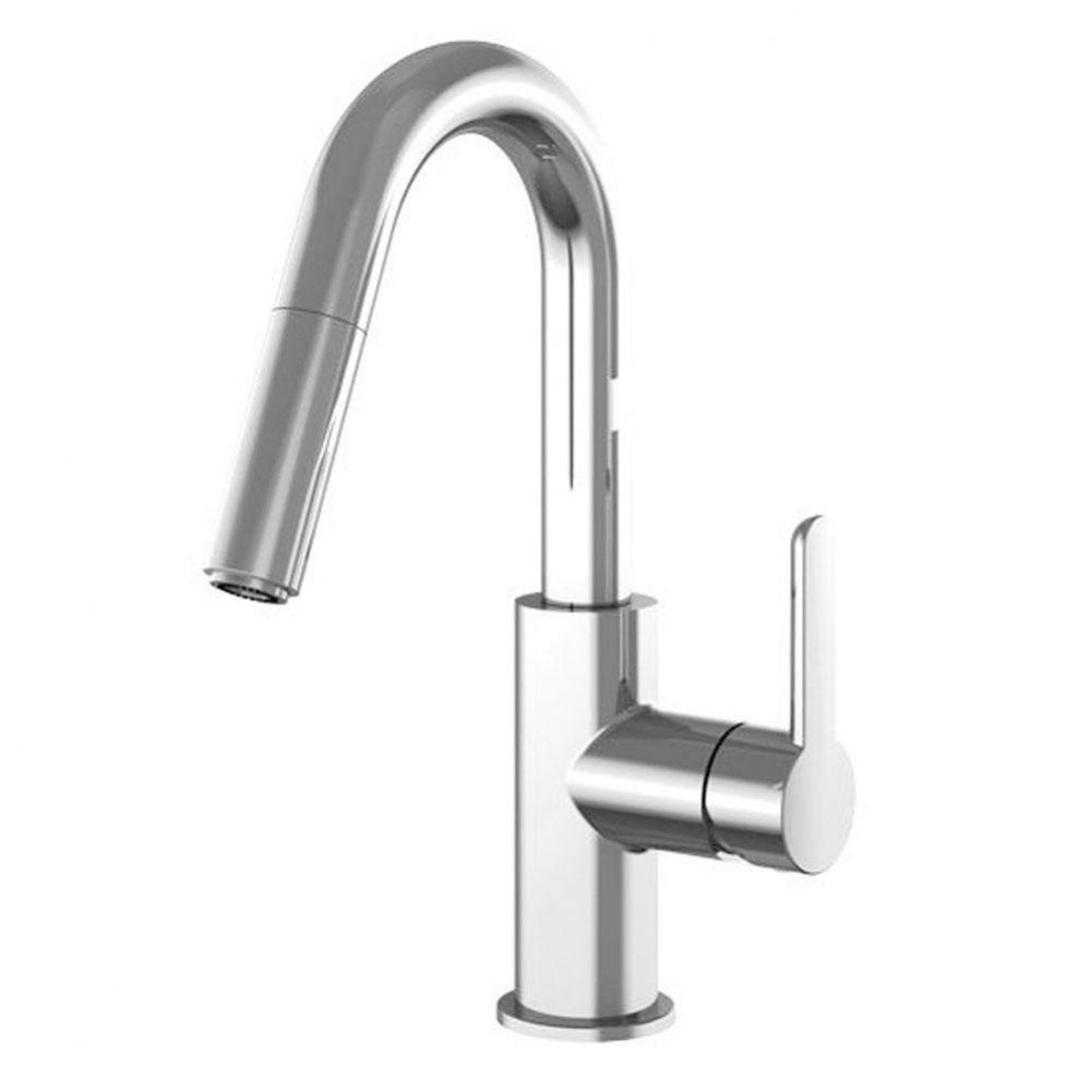Pull-Down Bar Faucet Apex Prep, Polished Chrome