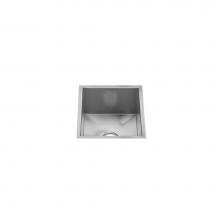 Home Refinements by Julien 003616 - Urbanedge Bar Sink Undermount 2In Drain, Single 12X15X7