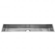 Home Refinements by Julien 003622 - Urbanedge Bar Sink Undermount, Single 42X7X6