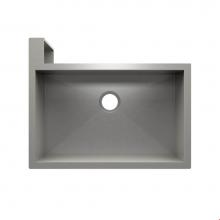 Home Refinements by Julien 005302 - Socialcorner Sink Undermount Flat Aprons Left Corner, Single 29X18X10
