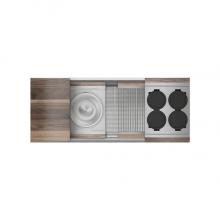 Home Refinements by Julien 005462 - Smartstation Sink Reveal Undermount, Walnut Acc., Single 48X17X10