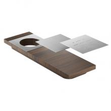 Home Refinements by Julien 210069 - Presentation Board 6'' X 17'' X 1-1/2'' Walnut For Sink 16In