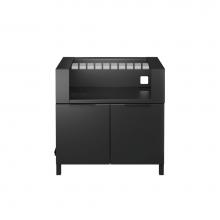 Home Refinements by Julien HR-ESKGR36HW30-NX - Essence Self-Standing Gas Grill Base Cabinet For Wolf Og30, Onyx, 36'' X 36,5'&apos