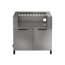 Home Refinements by Julien HR-ESKGR36HLXS-N - Essence Set Grill Base 36'' Set 2Doors with Lynx Sedona L500 Stand Nature